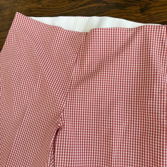 A New Day Plaid Skinny Ankle Pants Women’s Sz 14 Red High Rise Stretch Trousers - Picture 4 of 6